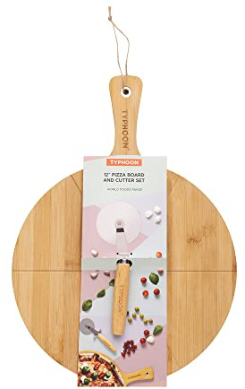 Typhoon World Foods Pizza Board & Cutter Set