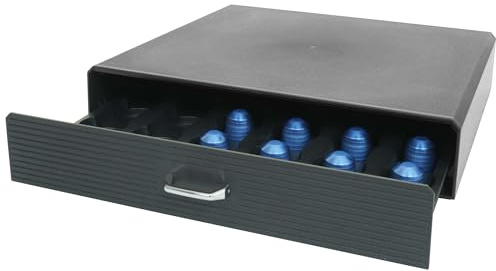 Mendler Schubladenbox für Kaffeekapseln HWC-L98 7x34x31cm | Aufbewahrungsbox, mit Schublade, Kiste