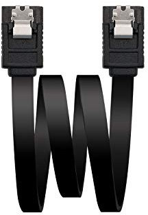 Monkey Ladder Câble SATA III de données 6G avec ancrages (0,5 m) couleur noire