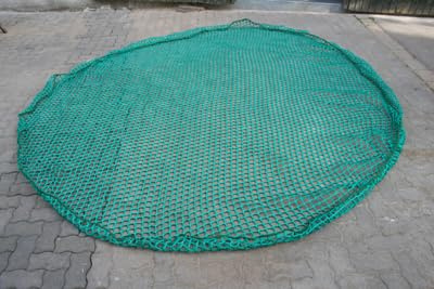 CG Heunetze für Pferde - großes Heunetz für Rundraufen mit Durchmesser ⌀ 4m | 500kg Füllmenge | Maschenweite: 6 cm (engmaschig) | Schnur-Stärke 5 mm