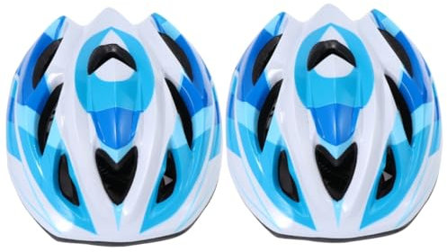 VANZACK 2stücke Sporthelm Für Verstellbarer Kopfschutz Für Jungen Und Mädchen Fahrrad Und Skatehelm Atmungsaktiv Leicht Material Kopfumfang Blau