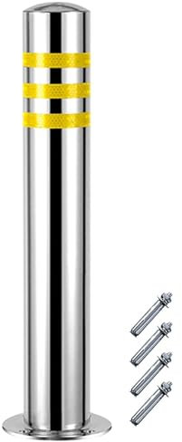 HGOuhK Parking Bollard Car Parking Space Lock Bollard, Fixed Security Bollards For School, Community Entrance for Private Parking, Street(750x76mm)