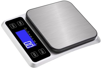 ULTECHNOVO Digitale Küchenwaage Mit Hochauflösendem Display Elektronische Für Lebensmittel Grammwaage Zum Wiegen Von Zutaten Robuste Metallwaage Für Labor Und Küche Tragbare