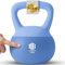 ManiBoom Kettlebell Soft PVC Kettlebell 2 kg 3 kg 4 kg 5 kg 6 kg 8 kg 10 kg 12 kg Kettlebell Kettlebell Iron Sand Filling Soundproof with Thick Non-Slip Grip – Protects the Floor
