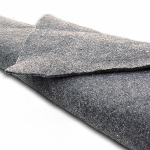 Qualitäts - Teichvlies 800 g/m² - 25qm in 1m Breite - Teichfolienunterlage Schutzvlies Poolvlies