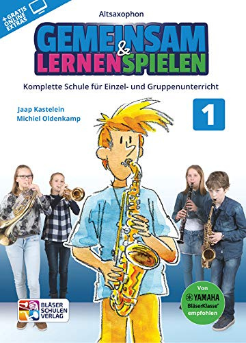 Gemeinsam Lernen & Spielen 1 Altsaxophon. Enthält Online-Audio