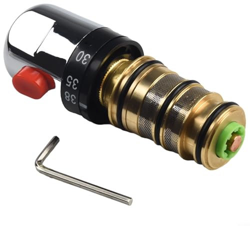 Thermostatventil-Reparatur-Set mit Sicherheits-Überbrückungstaste für optimale Temperaturregelung