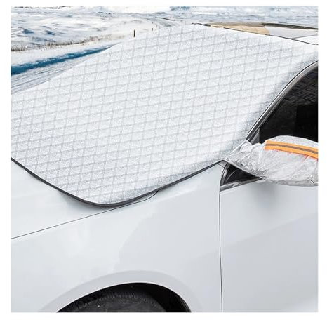 Pare-Soleil Vitre Housse Pare-Brise Magnétique pour SUV MPV Grande Taille pour Fenêtre d'hiver Pare-Neige Antigel pour Vitre Avant Voiture Pare Soleil