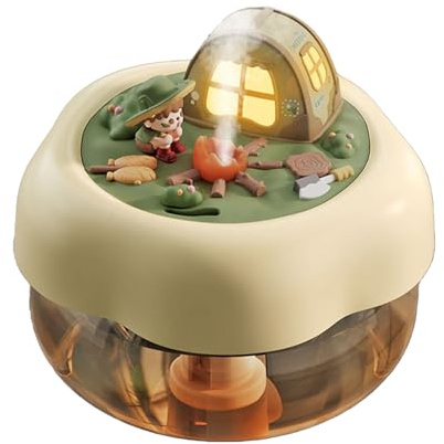 Pequeños Humidificadores Para Dormitorio | 400 ml Inteligente Silencioso Portátil Accesorios De Aire - Humidificador Para Habitaciones Pequeñas,Para Dormitorio Sala de Estar Oficina En Casa Niños