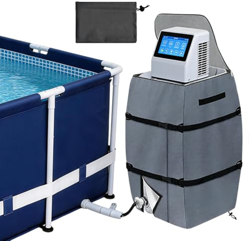 Wxeadu Abdeckung für Whirlpool Pumpe, Pumpenabdeckung Whirl-Pool, Abdeckung für Spa-Heizungspumpen, Spa-Heizpumpenabdeckung, Wasserdicht isoliert staubdicht für Außenwanne/Pool