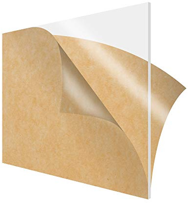 SimbaLux Acrylic Sheet Clear Cast Plexiglass 12” x 12” 1/4” Thick (6mm)