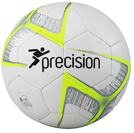 Precision Ballon de Football Unisexe Fusion Lite Blanc/Jaune 320 g