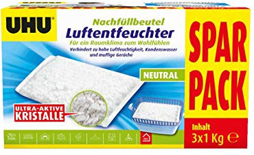 UHU Luftentfeuchter Nachfüll-Beutel 3x1000g
