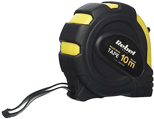 Professioneles robustes Massband mit Aufrollsystem 10m, Breite 25 mm