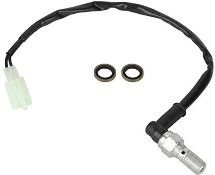 Hydraulic Brake Light Switch, M10x1.00mm Single Line Motorcycle Hydraulic Brake Light Switch