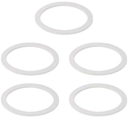 HEMOTON 5 Stück Espressokocher Dichtungsring 6 Tassen Kaffeemaschine Ersatz Silikon Dichtringe Mokkakanne Dichtungsring Kaffeemaschinen Ersatzteile Espressomaschine Zubehör