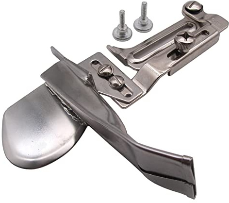 CKPSMS Marke – 1 Set Swing Away verstellbarer einfarbiger unverarbeiteter Rand Einzelfalz #A4B für Nähmaschinen (Bandschnittgröße 2,5 cm)