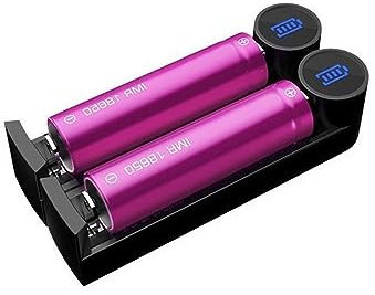 K2 Charger for Efest, Charging While Blue LED Indicates, Lightweight Micro-USB Powered Li-ion Charger, TVDC
