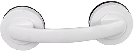 Healeved Wall Mounted Safe Grab Bar for Elderly Strong Suction Bathroom Armrest White Safety Handle for Bathtub and Shower