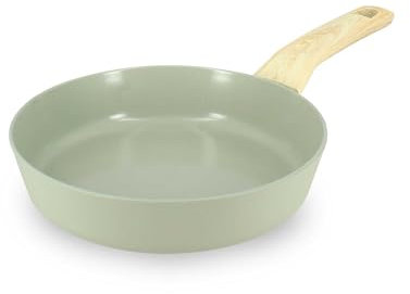 MENASTYL - Poêle 20cm Colorama Céladon - En Aluminium - Revêtement antiadhésif en céramique - Tous feux dont induction