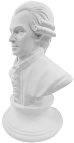Cabilock Mozart Estatua de busto de resina clásica escultura elegante para decoración del hogar para oficina, sala de estar, galería, decoración de fotos para amantes del arte