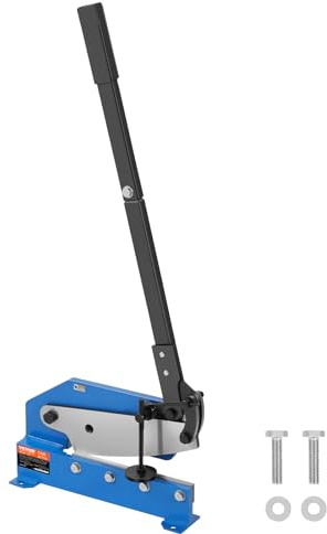 VEVOR Cesoie a Leva Manuale, Lunghezza di Taglio 270 mm, Cesoie per Lamiera, Ghigliottina Q235, Utensili da Taglio per Lavorazione di Lamiere Dure, Barre di Rame, per Operai Edili e fai da te