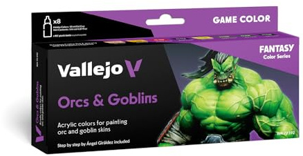 Vallejo AV Game Color Set - Orcs & Goblins (x8)