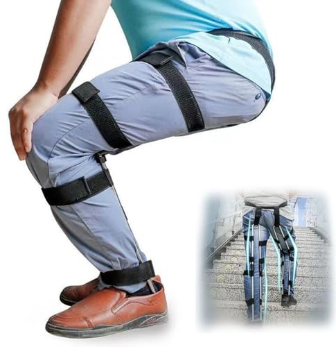 LTEJUMQ Adjustable Chairless Portable Invisible Chair, Wearable Leg Ergonomics Lightweight Seat Can Be Worn into Pants, Lightweight Exoskeleton Chair, Bearing 100kg