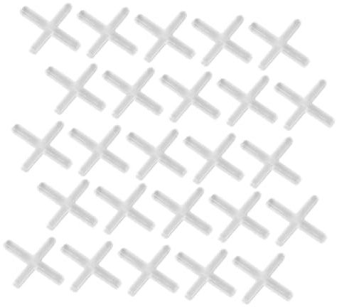 AUTSUPPL 1000pcs Cross Tile Spacers Leveling Clips for Ceramic Tile Installation Easy Use Grout Spacers for Wall and Floor Tiling Thickness Reusable Design