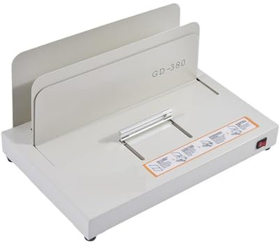 JOXLOVER Bindemaschine, Binder, 1 STÜCK GD-380 A3 A4 Hülsentyp Automatische Klebemaschine, Finanznachweise, Dokument, Archivbindemaschine für Briefpapier im Format A4, A5