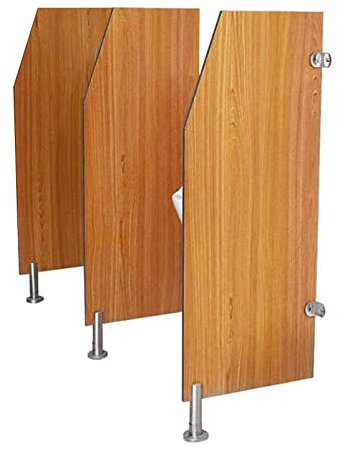 Urinal-Trennwand für Männer, Wandmontage, wasserdicht, Holz-Trennwand für öffentliche Toiletten in Hotels, Einkaufszentren und Schulen
