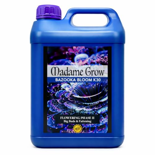 MADAME GROW engraisse les bourgeons de marijuana - engrais de floraison de marijuana - bourgeon de marijuana - engrais de marijuana - liquide - engraissement (BAZOOKA BLOOM K30 5L)