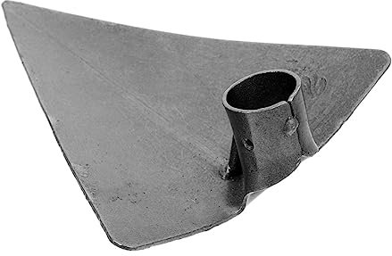 VINTORKY Outil De Binage De Jardin 27x20cm Houe Triangulaire Houe De Désherbage Houe De Plantation Accessoire De Houe Gris Argenté