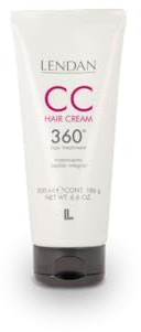 LENDAN - Acondicionador sin Aclarado - CC Hair Cream 360º - 200 ml - Hidratación y Brillo - Protector Térmico para el Pelo - Controla el Encrespamiento y Facilita el Peinado