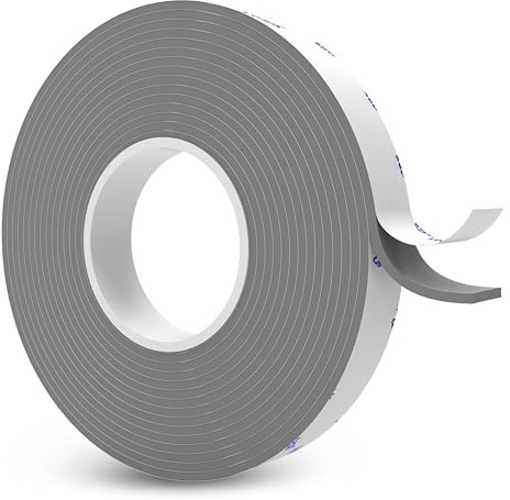 SOLNIT Realizzato in 6703 New Bond - Nastro biadesivo extra resistente, nastro adesivo in schiuma acrilica, ad alte prestazioni, impermeabile, 15 mm x 4,57 m