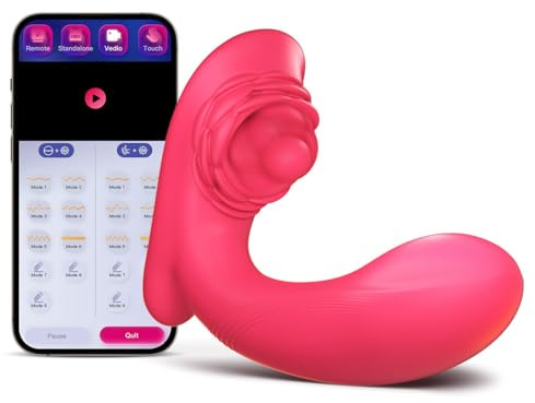 Vibration für Frauen Unsichtbar Tragbar APP Fernbedienung Vibrator mit 10 Vibrationen Sex Spielzeug für die Frau Klitoris Stimulations Vibrator Klitoris Dildo Sex Toys G Punkt Vibratoren Sextoysets