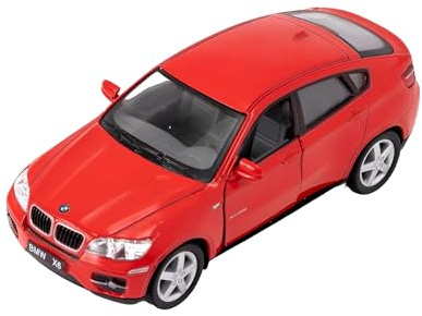 Easy Toys Model Car Compatible with BMW X6 - Scale Toy Car with Opening Doors - Car Modeling (Red)