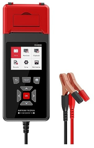 Automobile Battery Tester 6V 12V 24V 100-2000 CCA Car Battery Analyzer With Print Function Car Battery Tool