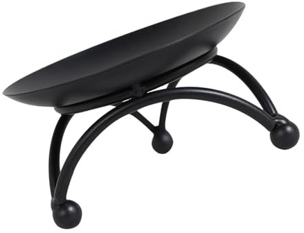 Hemobllo Bougeoir Fer Robuste pour Bougies Plateau Décoratif Élégant pour Centre de Table Mariage et Ambiance Chaleureuse Support pour Grosses Bougies Parfumées Cadeau pour Fêtes et