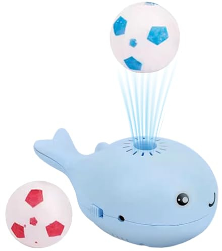 Schwimmender Walball, leicht, lustiges Design, 11 x 7 x 5 cm, Fußball-Kätzchenball, Katzen-Übungsspielzeug, sicheres Material, für Indoor-Katzen, Spielübung, Unterhaltung