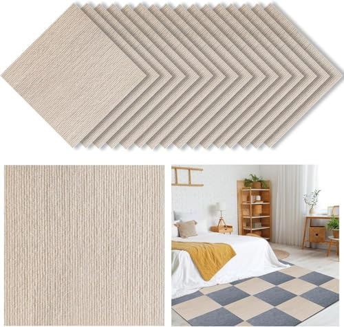 Azulejos autoadhesivos para pared, Losetas de alfombra autoadhesivas multicolor 30 x cm (paquete 5 a 50 unidades)(B,5tiles)