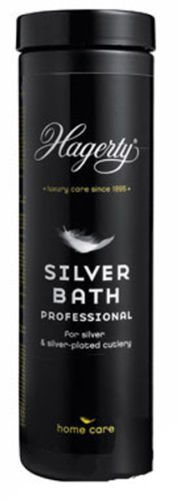 Hagerty Silver Bath Baño de inmersión para la rápida limpieza de la plata y la protección contra la oxidación 580 ml Liquido limpia cubiertos de plata o metal plateado con cesta