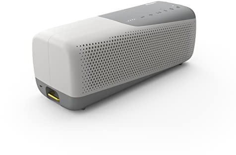 Altavoz Portátil Bluetooth Philips, TAS7807W/00 Ip67 Inalámbrico Resistente Al Polvo Y Al Agua Micrófono Integrado para Llamadas Y Powerbank hasta 24 Horas De Reproducción, Color Blanco