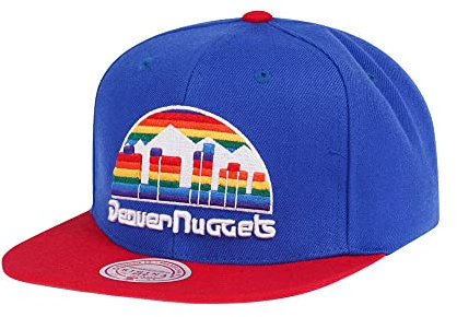 Mitchell & Ness Denver Nuggets Team Two Tone Hardwood Classics Snapback Cap