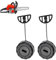 2er Pack schwarz für STIHL Motorsägen 017 018 MS170 MS180 Ersatznummer Tankdeckel, 1130 350 0500 Öldeckel und Tankdeckel für Stihl Kettensägen - Hochwertige Ersatzteile für Forst- und Kettensägen