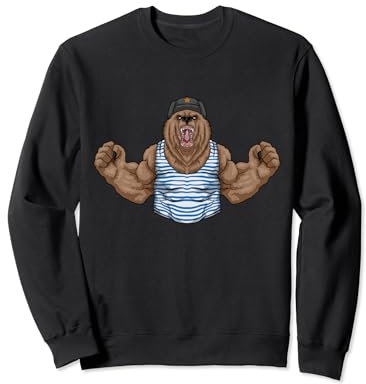 Russland Geschenk Hammer und Sichel russischer Bär Russia Sweatshirt