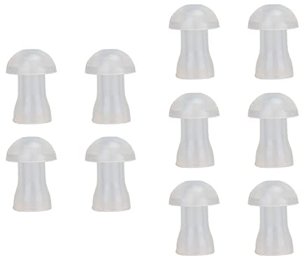 TNSRAY Tapones para los oídos para audífonos, 12 Piezas, Silicona, Suaves, universales, Accesorios para audífonos, Auriculares para audífonos, reemplazo Suave para audífonos