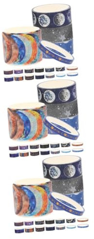 NUOBESTY 57 Rollen Sternenhimmel Washi Tape Diy & Handwerk Klebeband Aufkleber Stempelzubehör Für Scrapbooking Scrapbook-diy-klebebänder Bastelband Japanisches Papier Bronzieren Universum