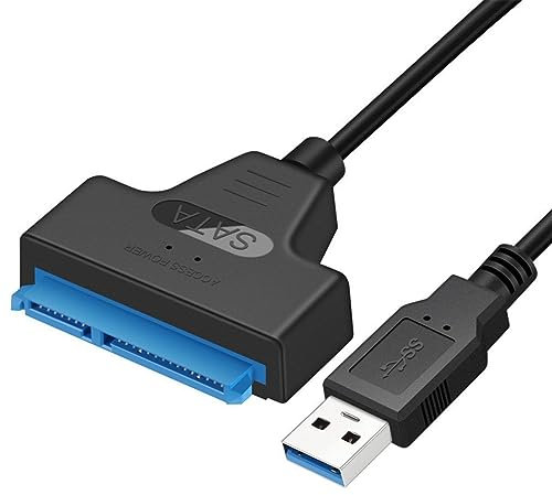 Ewayz USB to SATA Cable,USB 3.0 to SATA Hard Drive Adapter - SATA III to USB External Converter Cable for 2.5 SSD/HDD Hard Drive Disks Data Transfer