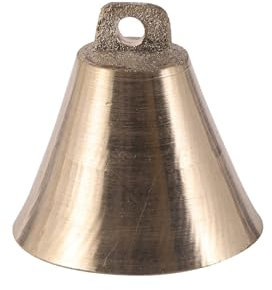 PJQUEKAIPJ Kupferglocke, super lautes Windspiel for Ziegen, Rinder, Pferde, Katzen, Hunde, Vieh, Glocke, Horn, handgekurbelte Glocke, Türklingel for den Außenbereich(Medium 5x5.1cm)